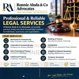 Ronnie Aluda & Co. Advocates - Legal Services