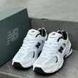 New Balance 530 White Silver Grey Sneakers - 1