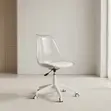 Ergonomic Swivel Dining Chairs (Set of 4) - White - 1