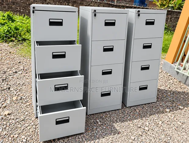 4-Drawer Steel Filing Cabinet - 1