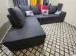 7-Seater L-Shaped Sofa - Gray Fabric - 3