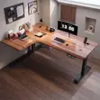 Ergonomic L-Shaped Electric Standing Desk (1.4m) - 1