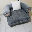 Single Fabric Sofa - Gray - 2