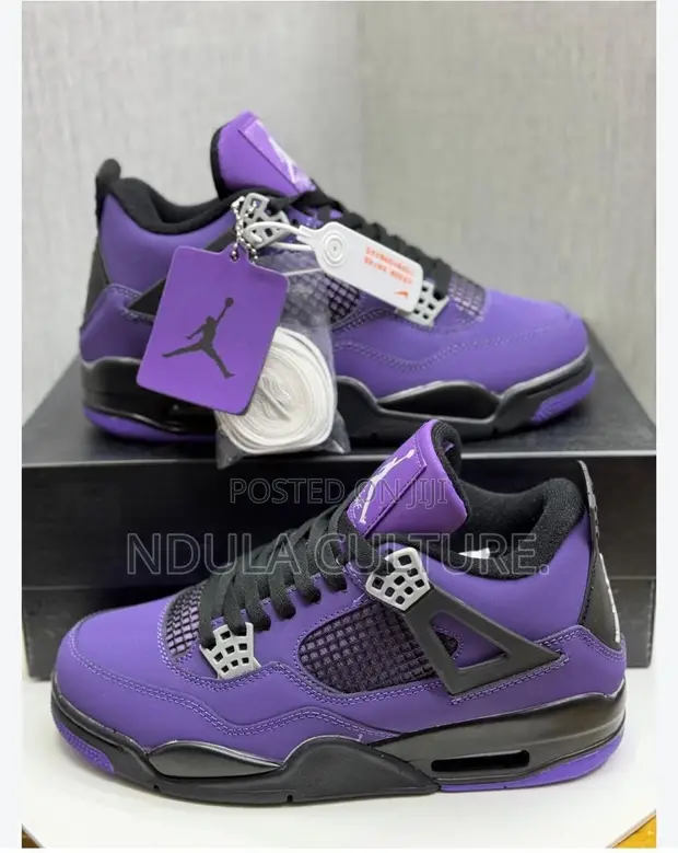 Air Jordan 4 Retro Travis Scott Purple (Friends & Family) - 1