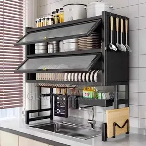 Kitchen Countertop Dishwasher Storage Rack