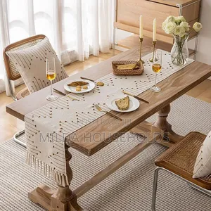 Table TV Cabinet Runners with Tassels