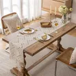 Table TV Cabinet Runners with Tassels - 1