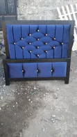 4x6 Black Frame with Blue Velvet Material - 2