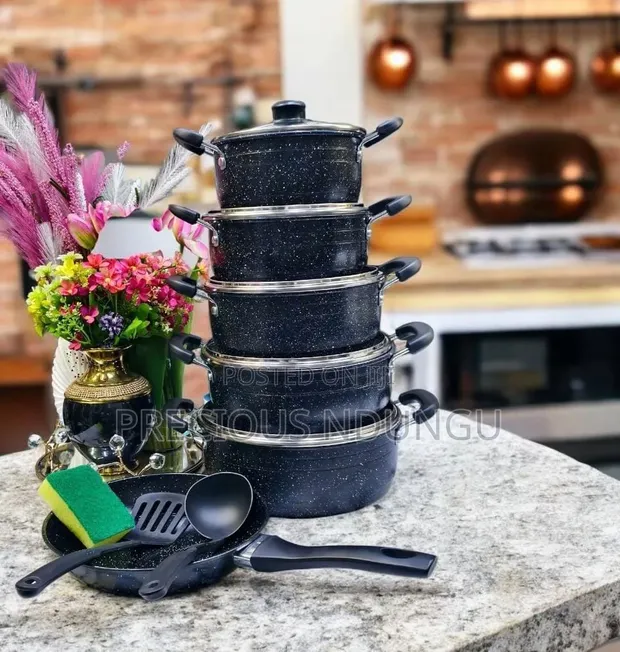 Graniteware, Nonstick & Stainless Cooking Pots - 1