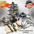 Graniteware, Nonstick & Stainless Cooking Pots - 3
