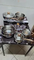 Graniteware, Nonstick & Stainless Cooking Pots - 4