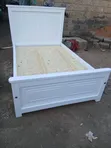 Brand New 4x6 White Panel Bed - 2