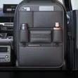 Premium Car Back Seat Organizer - Leather - 1