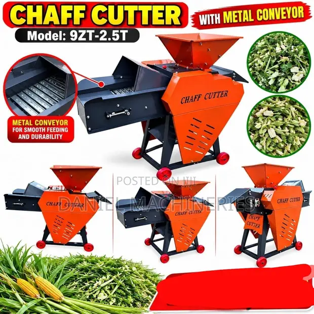 Metal Conveyor Chaff Cutter 600kg/Hr - 1