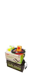 MUST 2kW Lithium 200Ah 12V Battery Package Kit - 2
