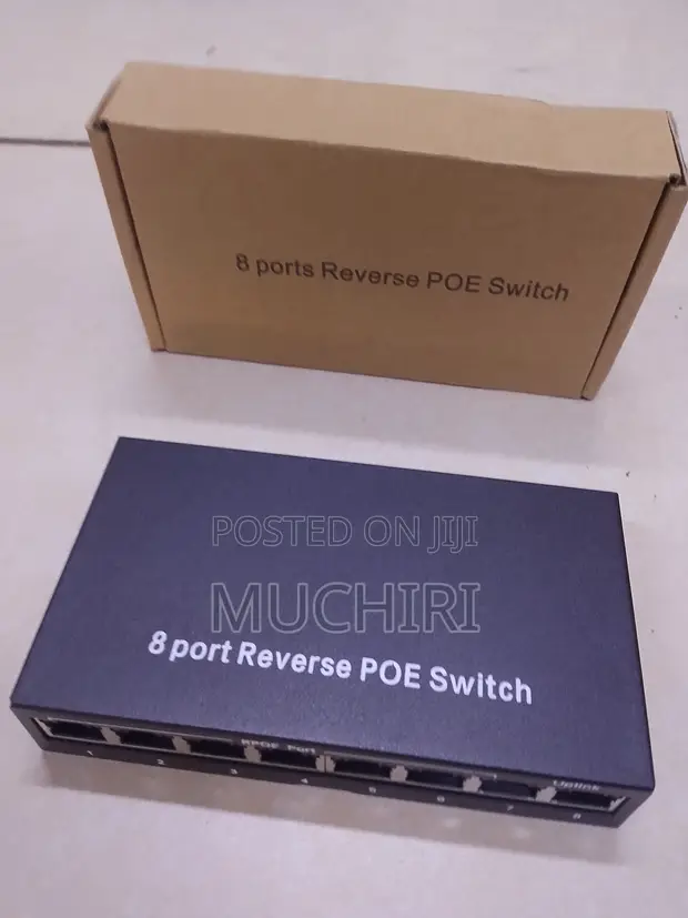 8 Port Reverse PoE Network Switch - 1