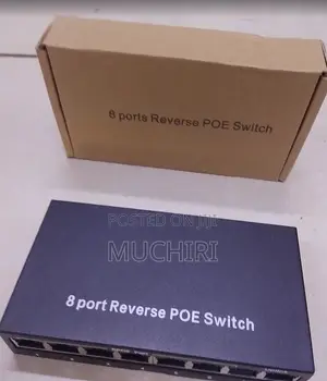 8-Port Reverse PoE Ethernet Switch for CCTV