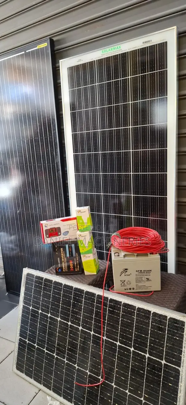 100W Solar System Package with 80Ah Battery - 1