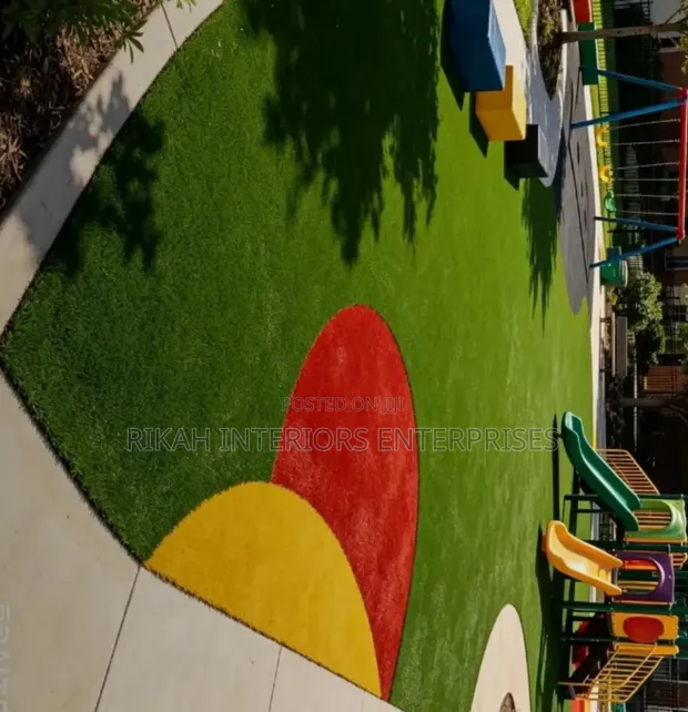 Red Artificial Grass Carpet - Brand New - 1