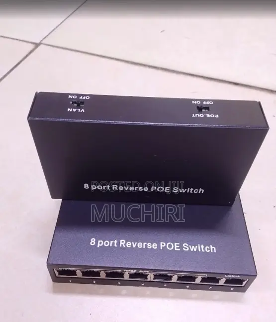 8-Port Reverse PoE Network Switch - 1