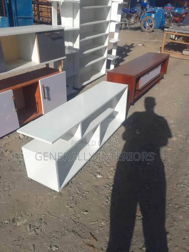 Brand New TV Stand - White - 1