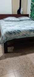 Used Hardwood Bed Frame + Mattress - 3