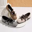 French-Retro Style Square-Toe Mary Jane Flats - Size 37-42 - 2