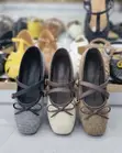 French-Retro Style Square-Toe Mary Jane Flats - Size 37-42 - 5