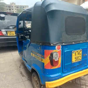 TVS 2024 Blue Three-Wheeler
