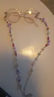 Beaded Fairycore Glasses Chain Charm - 2