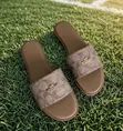 Coach Signature Monogram Flat Slide Sandals - 2