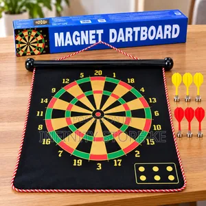 Portable Magnetic Dartboard Set with Darts