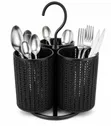 Rotating Cutlery Organizer - 3 Compartments - 2