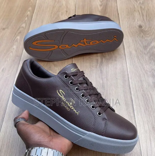 Santoni Men's Multicolor Sneakers - 1