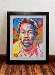 Artistic Portrait Wall Art with Wooden Frames - 2