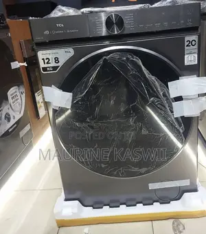 TCL 12/8kg Mashine ya Kufulia na Kukausha Mbele (Mpya Kabisa)
