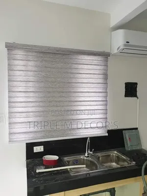 Horizontal Window Blinds - Roller Blind Finish