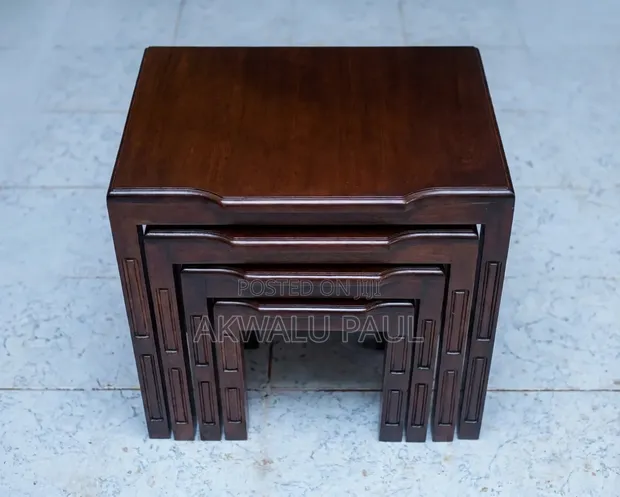 Modern Nesting Tables - Brown - 1