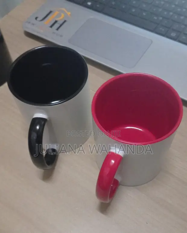 Two Tone Ceramic Mugs - 1