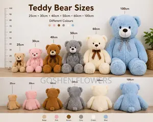 Giant Teddy Bear 100cm - Blue