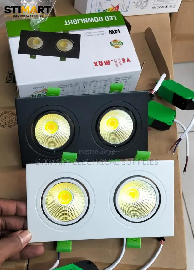14W Double LED COB Recessed Downlight - 1