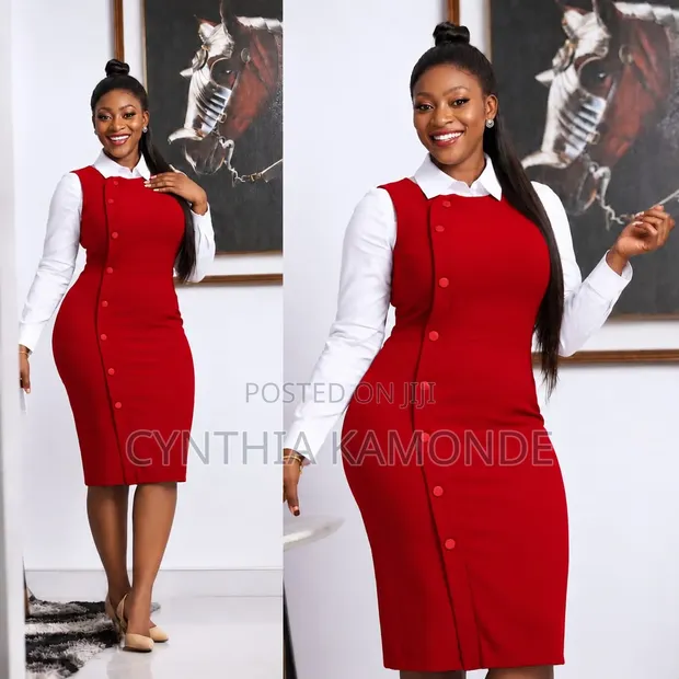 Fashionable Dress with Separate Shirt - 1