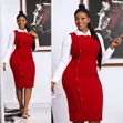 Fashionable Dress with Separate Shirt - 1