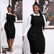 Fashionable Dress with Separate Shirt - 2