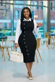 Fashionable Dress with Separate Shirt - 4