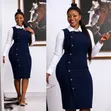 Fashionable Dress with Separate Shirt - 5