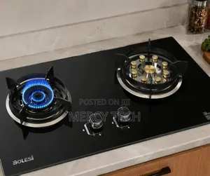 Bolesi Hob 2 Burner with Sensor & Wok Burner