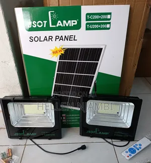Jsot 2-in-1 200W+200W Twin Solar Floodlight