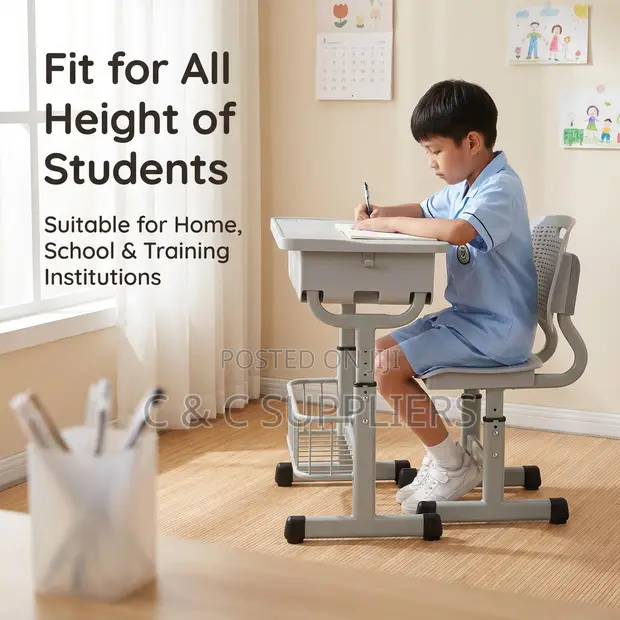 Kid's Adjustable School Desk - Brand New - 1