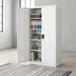 Document Cabinet with Adjustable Shelves - White Steel - 5
